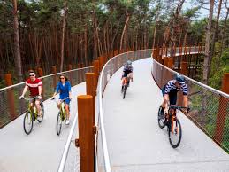 Breedtegraad (latitude) en lengtegraad (longitude) coördinaten van belgie eksel plus handige informatie zoals het adres, de hoogte en foto's gemaakt in de buurt. Cycling Through The Trees Hechtel Eksel Belgium Burolandschap