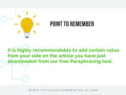 Paraphrasing tool is an article rewriter tool. Free Paraphrasing Tool For Students Total Assignment Help