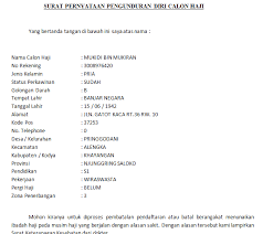 Surat pernyataan pembatalan haji 2014. 15 Contoh Surat Keterangan Ahli Waris Yang Resmi Dan Sah
