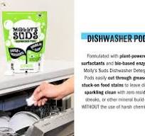 Amazon.com: Molly's Suds Dishwasher Pods | Clean Dishwasher ...