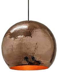 A wide variety of copper globe pendant light options are available to you, such as lighting and circuitry design, project installation, and auto cad layout. Copper Globe Pendant Light In Polished Copper Transitional Pendant Lighting By Artisan Crafted Houzz