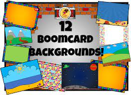 12 Colorful Boomcard Backgrounds Boom Cards Colorful Frames Teacher Help