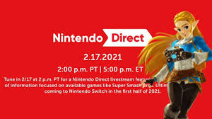 Pt for a nintendo direct presentation, featuring roughly 40 minutes of information focused exclusively on nintendo switch games mainly. Nintendo Direct All The Leaks About Tomorrow S Live Stream Film Daily