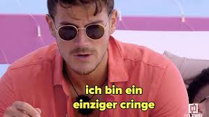 To recoil in distaste americans cringed … at the use of a term now regarded as a slur— william safire. Love Island Rtl 2 Adrianos Beste Spruche