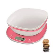 Balance De Cuisine Electronique Terraillon Macaron Fraise Bol Achat Prix Fnac