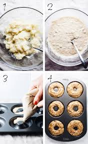 Cook at 350 degrees for about 10 minutes or until donut springs back. Banana Bread Baked Cake Donuts Recipe A Simple Palate