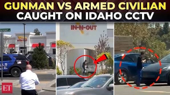 Idaho In-N-Out shooting: Armed civilian exchanges fire with suspect in shootout outside restaurant