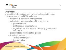 Relay services allow persons who are hearing to communicate with persons who are deaf, deafblind or hard of hearing very easily. Ppt National Relay Service Powerpoint Presentation Free Download Id 6966448