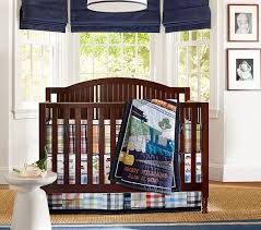 Full/queen quilt set includes one quilt (90l x 90w) and two shams (21l x 27w). Madras Brody Crib Bedding Set Pottery Barn Kids