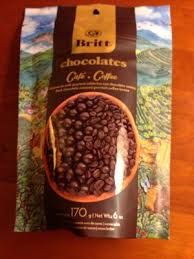There are about one to three grams of dark chocolate in one coffee bean. Dark Chocolate Covered Gourmet Coffee Beans From Costa Rica Britt