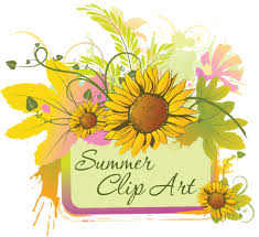 Fall, winter, spring, and summer4 images with border, and 4 without.these images designed as a. Download The Perfect Clip Art For The Summer Season Free Sunflower Summer Clipart July Png Image With No Background Pngkey Com