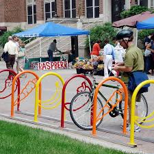 Bike rack art now installed in the delmar loop. Standard Bike Racks By American Bicycle Security Company