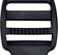 12 Pack 3/4 inch Plastic Ladder Slider Adjust Lock Buckles for Backpack Straps 20mm Webbing