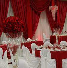 Pin By Tearra O Connor On Wedding Ideas White Wedding Decorations Red And White Wedding Decorations White Wedding Theme