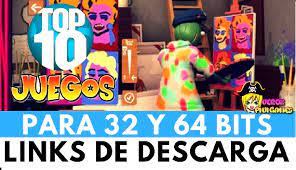 Top 10 Juegos Para 32 Y 64 Bits Pivigames