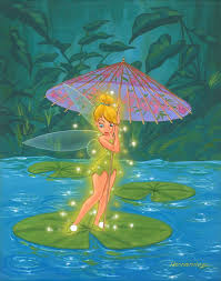 Tink S Magical Parisol By Manuel Hernandez Disney Fine Art Tinkerbell Pictures Disney Fine Art Tinkerbell Disney