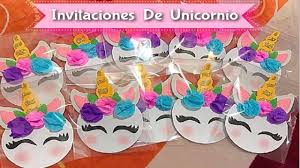 Crea tu video invitación de cumpleaños en minutos y compártelo por whatsapp. Como Hacer Invitaciones De Unicornio Youtube