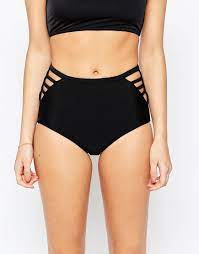 New Look High Waist Bikini Bottom At Asos Com