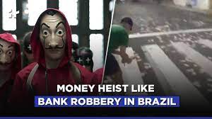 From wikipedia (bolding mine), in money heist, a mysterious the idea of the professor is that, since they don't rob a classic bank, the money they steal is no one's property. Money Heist Like Bank Robbery In Brazil Youtube