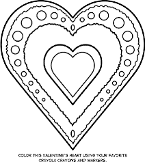 Free, printable valentine's day hearts coloring pages are fun for kids! Valentine S Heart Coloring Page Crayola Com