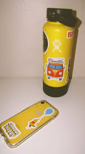 Black Bottle And Yellow Things Yellow Hydro Flask Water Bottle Hydroflask Hydro Flask Bottle