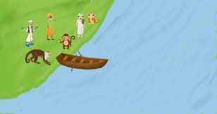 3 Monkeys And 3 Humans Crossing River Puzzle Suresolv Cross River River Puzzle Solving
