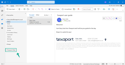 Main Outlook Web app navigation layout, AI generated