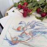 Teen Art Class at the Yarmouth Farmers Market