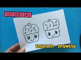 Schattige Cupcakes Tekenen Leuke Dingen Om Te Tekenen Makkelijk Instructievideo Youtube
