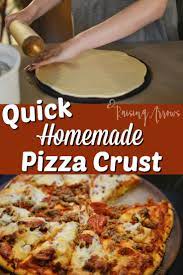 Quick Pizza For Lunch Recipe Homemade Pizza Crowd Pleasing Recipes Quick Pizza