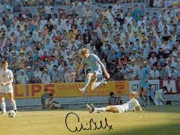 England 1 Czechoslovakia 0 In 1970 In Guadalajara Colin Bell Jumps Over A Lunge By A Czech Defender In Group 2 At The Worl World Cup World Cup Final Cup Final