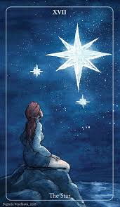 Rw Tarot Xvii The Star By Sternred Tarot Cards Art Star Tarot Card Art
