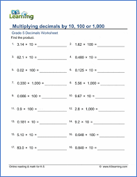 Maybe you would like to learn more about one of these? Fifth Grade Math Worksheets Free Printable K5 Learning