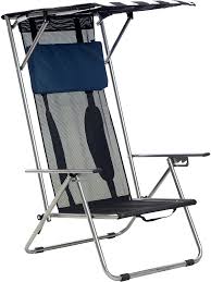Add to compare compare … Amazon Com Quik Shade Beach Recliner Shade Chair Navy Blue Striped Sports Outdoors