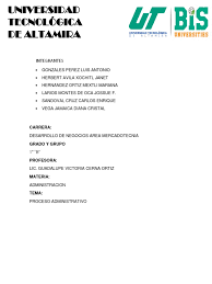 Cuestionario Del Proceso Administrativo