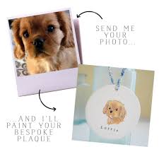 Sending a pet loss gift to someone who recently lost their furry best friend shows that you're thinking of them and are here to support them. Dog Pet Loss Memorial Plaque By Katie Simpson Illustration Notonthehighstreet Com