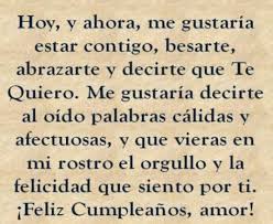 Espero que esta sea la primera y la última vez que pasamos este día tan importante separados, pues nada me gustaría te echo mucho de menos, pero igualmente sé que tengo mucha suerte porque, aunque ahora estemos lejos, lo importante es que estás en mi vida, y. Pin En Tablero De Cumpleanos