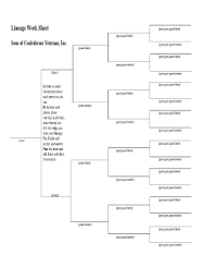 Fillable Online Scv Lineage Chart Florida Division Scv