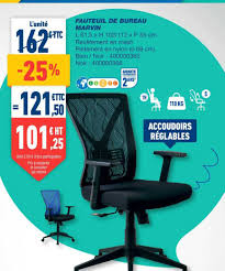 Du lundi au vendredi de 9h à 19h samedi de 9h à 17h. Offre Fauteuil De Bureau Marvin Chez Bureau Vallee