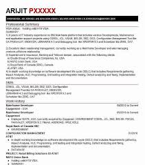 Mainframe Developer Resume Example Developer Resumes Livecareer