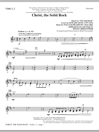 Practice them often, and they will make you the great musician you want to be. Christ The Solid Rock Violin 1 2 Sheet Music To Download