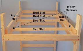 Our bedroom furniture category offers a great selection of bed slats and more. Wooden College Loft Bed Assembly Instructions More Than A Furniture Store