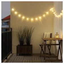Solarvet Lichterkette 24 Led Fur Draussen Solarbetrieben Kugel Weiss Ikea Deutschland Buitenverlichting Decoratieve Verlichting Zonneverlichting