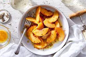 Peach Salad With Anchovy Vinaigrette Recipe On Food52 Recipe Peach Salad Anchovy Vinaigrette Recipe Anchovies