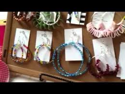 This stand will display you favorite selection of cards. Earring Card Holder And Arts And Crafts Display Youtube