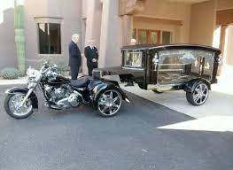 Hearse Motorcycle Funeral Harley Davidson Bikes Harley Davidson Harley Davidson Clothing
