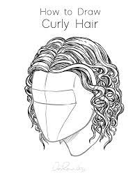 How To Draw Curly Hair Step By Step Art Tutorial Jeyram Spiritual Art
