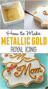 First, it's important to note that making black food coloring requires a large quantity of color. How To Make Gold Icing And Silver Too The Sweet Adventures Of Sugar Belle