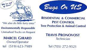 Pests removed or eliminated include bees/wasps, rodents, bed bugs, birds & insects. Bugs Or Us Home Facebook