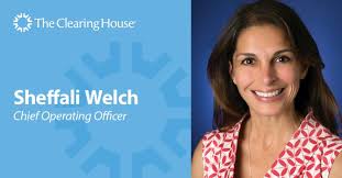 The Clearing House is excited to announce that Sheffali Welch has joined  TCH as Chief Operating Officer. Sheffali brings numerous years of industry  experience to TCH, including tenures at Citi…